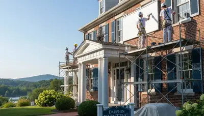 Harrisburg, PA painting contractor providing residential and commercial interior and exterior painting services