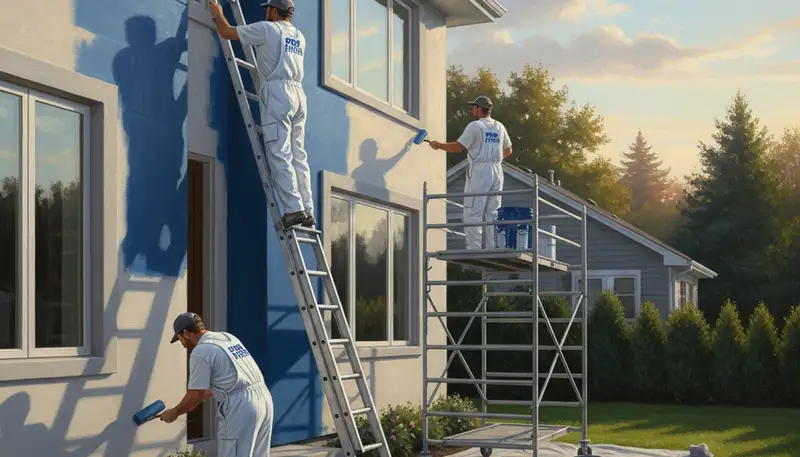 Exterior house painting in Harrisburg, PA by professional painters for lasting home protection