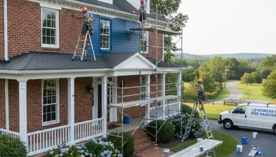 Professional Harrisburg, PA painters providing interior and exterior painting services