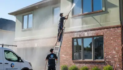 Pressure cleaning service in Harrisburg, PA for siding, decks, and concrete by Harrisburg Paint Pros
