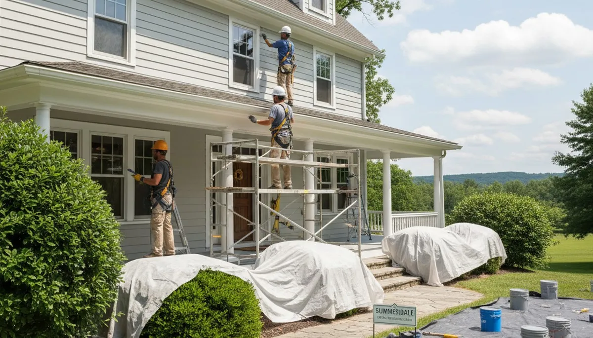 Professional painter serving Harrisburg, PA for interior and exterior painting services